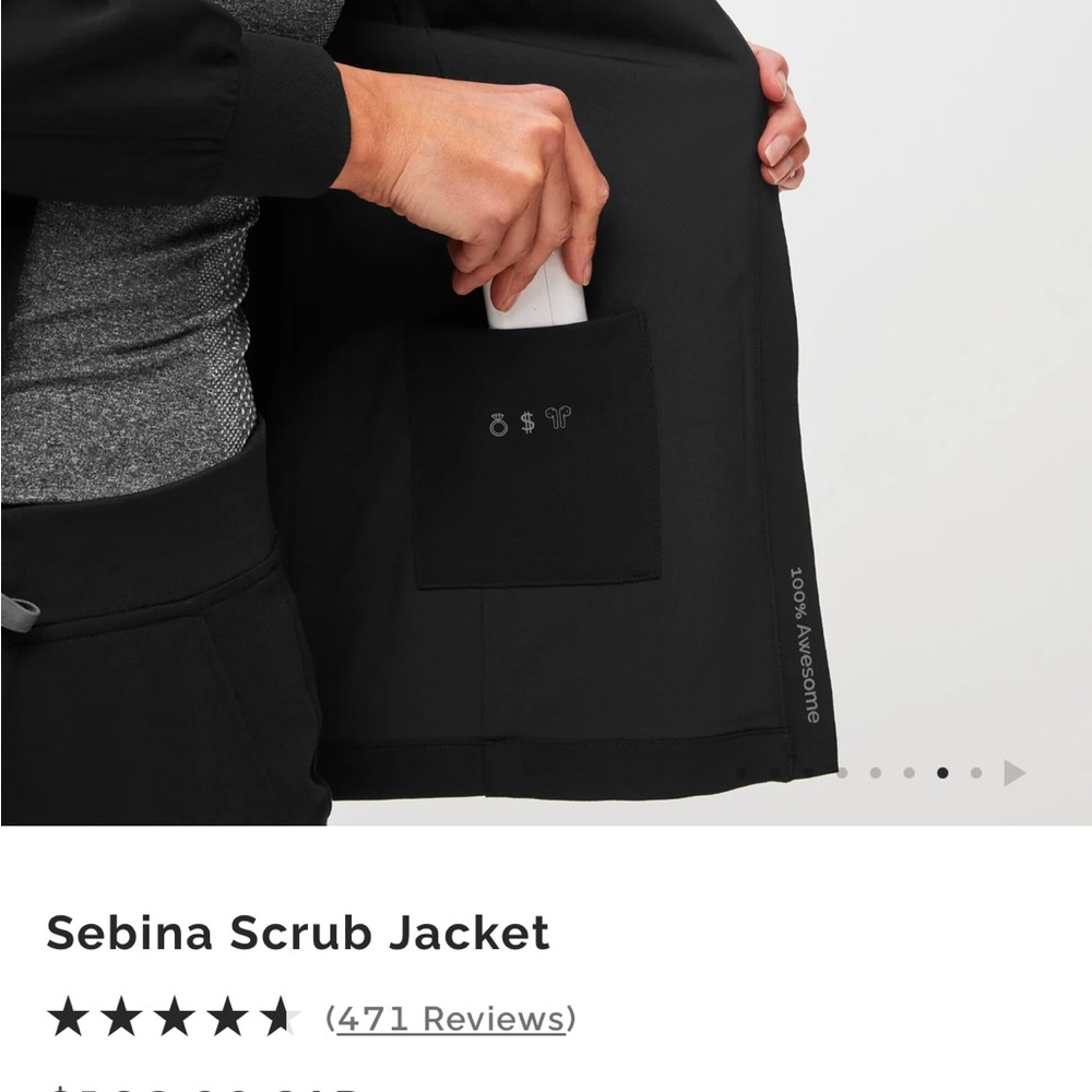 FIGS Sebina Scrub Jacket - Picture 5 of 11